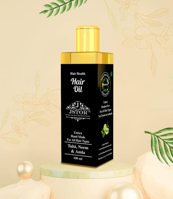 Jstor - Hair Oil With the Goodness of Tulsi, Neem & Amla