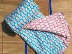 KALAAAI STUDIO - Blue & Pink Pineapple Kids Quilt | Handmade India
