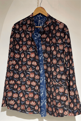 Antaratma - REVERSIBLE INDIGO SUMMER UNISEX JACKET