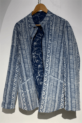 Antaratma - REVERSIBLE INDIGO SUMMER UNISEX JACKET