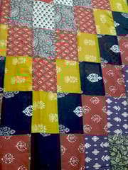 KALAAAI STUDIO - Soft, reversible pure cotton dohar. Black color light-weight, recycled AC quilt for all seasons.