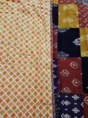 KALAAAI STUDIO - Soft, reversible pure cotton dohar. Black color light-weight, recycled AC quilt for all seasons.