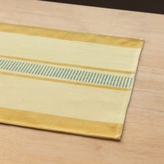 Eyaas - Hand Block Printed Cotton Table Runner - 13x60
