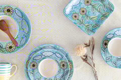 Eyaas - Hand Block Printed Cotton Table Cloth - 58x90