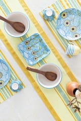Eyaas - Hand Block Printed Cotton Table Cloth - 58x90