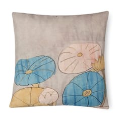 Eyaas - Embroidered Kalamkari Cushion Cover - 12x12