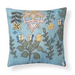 Eyaas - Handpainted Kalamkari Cushion Cover - 18x18