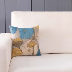 Eyaas - Handpainted Kalamkari Cushion Cover - 12x12