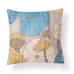 Eyaas - Handpainted Kalamkari Cushion Cover - 12x12