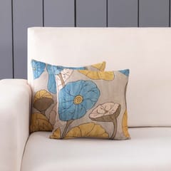 Eyaas - Handpainted Kalamkari Cushion Cover - 12x12
