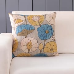 Eyaas - Handpainted Kalamkari Cushion Cover - 16x16