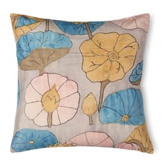 Eyaas - Handpainted Kalamkari Cushion Cover - 16x16