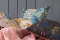 Eyaas - Handpainted Kalamkari Cushion Cover - 16x16