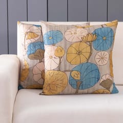Eyaas - Handpainted Kalamkari Cushion Cover - 16x16