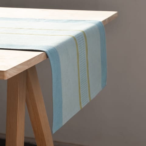 Eyaas - Hand Block Printed Cotton Table Runner - 13x60