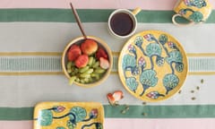 Eyaas - Hand Block Printed Cotton Table Runner - 13x60