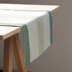Eyaas - Hand Block Printed Cotton Table Runner - 13x60