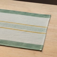 Eyaas - Hand Block Printed Cotton Table Runner - 13x60