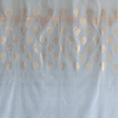 Eyaas - Handwoven Chanderi Curtain - 7ft / 84"
