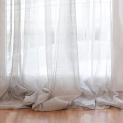 Eyaas - Handwoven Chanderi Curtain - 7ft / 84"