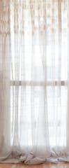 Eyaas - Handwoven Chanderi Curtain - 7ft / 84"
