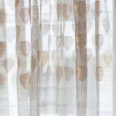 Eyaas - Handwoven Chanderi Curtain - 7ft / 84"