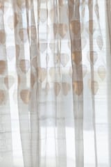 Eyaas - Handwoven Chanderi Curtain - 7ft / 84"