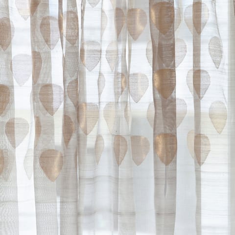 Eyaas - Handwoven Chanderi Curtain - 9ft / 108"