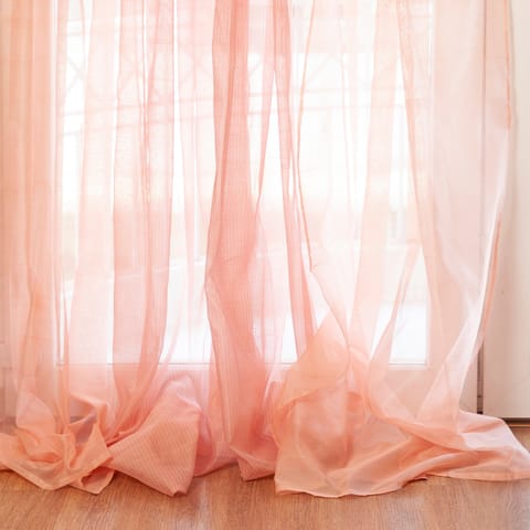 Eyaas - Handwoven Chanderi Curtain - 9ft / 108"