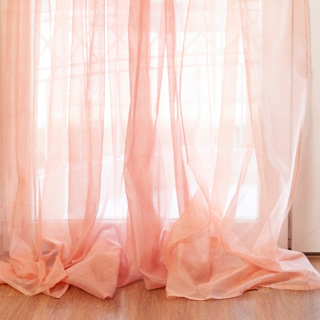Eyaas - Handwoven Chanderi Curtain - 9ft / 108"