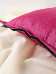 Eyaas - Handloom Tussar Silk Cushion Cover - 16x16