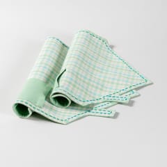 Eyaas - Hand Woven Blue/Green Place Mats Set of 2