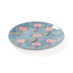 Eyass - Handpainted Ceramic Dinner Plate 10" Set of 2