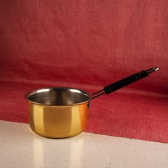 P-Tal - Set of 3 Brass Saucepans (1L, 1.5L, 2L)