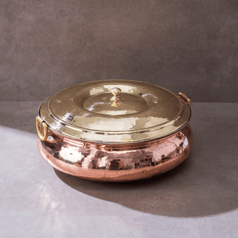 P-Tal - Copper Hammered Lagan - Lagaan for cooking