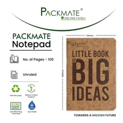 Packmate -  Notepad (Pack of 5) | Made From 100% Recycled Paper