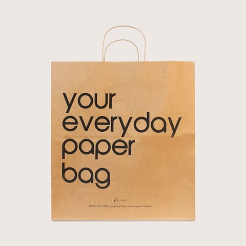 Packmate -  Carry Bag (Pack of 5)  Made From 100% Recycled Paper