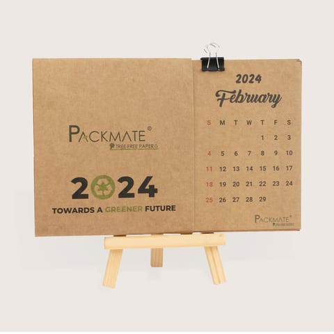 Packmate -  Calendar (Pack of 2)  Made From 100% Recycled Paper