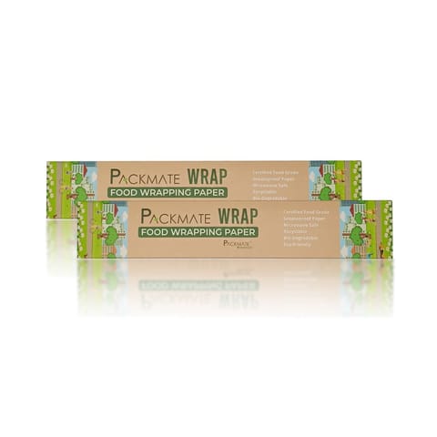 Packmate -  Wrap - Greaseproof Food Wraping Paper, 20 Meter Roll (Pack of 2)