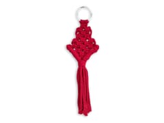 Prashast - Macrame Keychain | Crimson Pine | Red