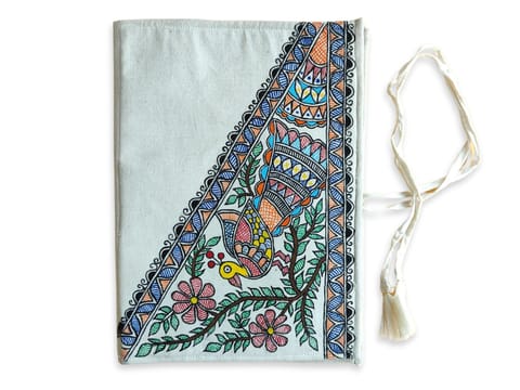 Prashast - Handmade Madhubani File Folder | Mayur Geet