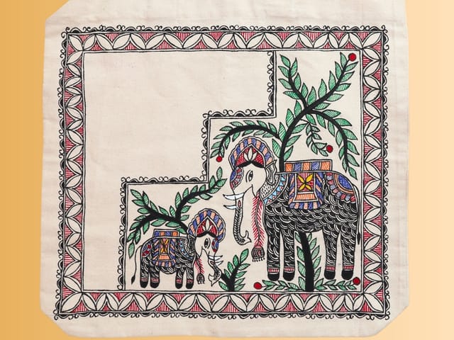 Prashast - Handmade Madhubani Tote bags | Gajh Van