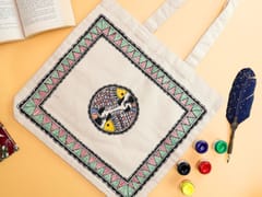 Prashast - Handmade Madhubani Tote bags | Meen Yugal
