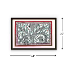 Prashast - Madhubani Handmade Painting | Framed | Mayur Bhogh