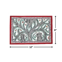 Prashast - Madhubani Handmade Painting | Framed | Mayur Bhogh