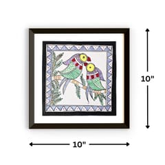 Prashast - Madhubani Handmade Painting | Framed | Sathi Sukh