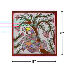 Prashast - Madhubani Handmade Painting | Framed | Mayur Utsav