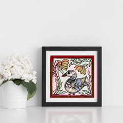 Prashast - Madhubani Handmade Painting | Framed| Battak