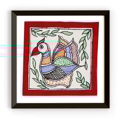 Prashast - Madhubani Handmade Painting | Framed | Panchi Udaan