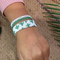 Prashast - Cute Cactus Bracelet Set